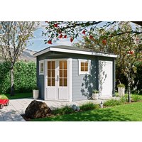 26% Discount! Fjordholz 5-Eck Gartenhaus Modell Evelyn 1D 3x3m