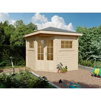26% Discount! Fjordholz 5-Eck Gartenhaus Modell Evelyn 2A