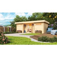 26% Discount! Fjordholz Gartenhaus Modell Aargau 44 7x4m