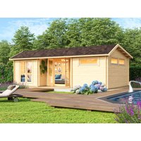 26% Discount! Fjordholz Gartenhaus Modell Uri 44 9x4m