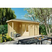 26% Discount! Fjordholz 5-Eck Gartenhaus Modell Evelyn 1E 4x3m