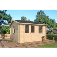 26% Discount! Fjordholz Gartenhaus Modell Narvic 70 D