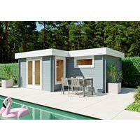26% Discount! Fjordholz Flachdach Gartenhaus Modell Tobi 28 A