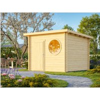 26% Discount! Fjordholz Pultdach Gartenhaus Modell Ezra 3N