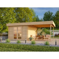 26% Discount! Fjordholz Flachdach Gartenhaus Modell Felix 28