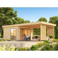 26% Discount! Fjordholz Gartenlounge Modell Carlise 44 Alu 8x4m