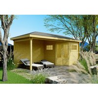 26% Discount! Fjordholz 5-Eck Gartenhaus Modell Evelyn 2C 5x3m