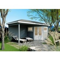 26% Discount! Fjordholz 5-Eck Gartenhaus Modell Evelyn 2C 5x3m
