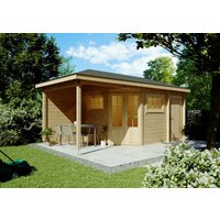 26% Discount! Fjordholz 5-Eck Gartenhaus Modell Evelyn 2E 5x3m