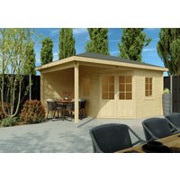 26% Discount! Fjordholz 5-Eck Gartenhaus Modell Evelyn 3B 4x3m