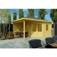 26% Discount! Fjordholz 5-Eck Gartenhaus Modell Evelyn 3B 4x3m