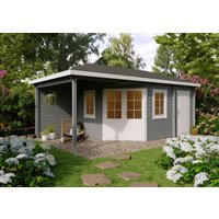 26% Discount! Fjordholz 5-Eck Gartenhaus Modell Evelyn 3E 5x3m