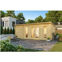 26% Discount! Fjordholz Pultdach Gartenhaus Modell Mali 28 B
