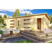 12% Discount! Fjordholz Gartenhaus Modell Dundee 70 B 6x4m