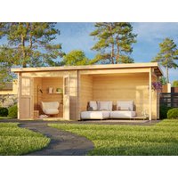 26% Discount! Fjordholz Pultdach Gartenhaus Modell Ezra 2J