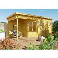 26% Discount! Fjordholz 5-Eck Gartenhaus Modell Leva 2E