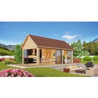 26% Discount! Fjordholz Gartenhaus Lounge Marek