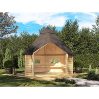 26% Discount! Fjordholz Grillhaus Modell Emil 12 m²