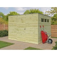 26% Discount! Gartenhaus Modell QB-Line 9,00 m²