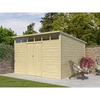 26% Discount! Gartenhaus Modell Q-Line 10,80 m²