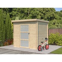26% Discount! Gerätehaus Modell Nyborg 3,59 m²