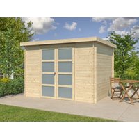 26% Discount! Gerätehaus Modell Umea 7,38 m²