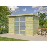 26% Discount! Gerätehaus Modell Umea 7,38 m²