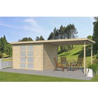 26% Discount! Gerätehaus Modell Umea 7,38 m² + 300 cm Anbau