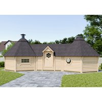 26% Discount! Fjordholz Doppelkota Modell Just  22 m²