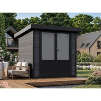 26% Discount! WPC Gartenhaus 2x2 mit Pultdach – Modell Style DeL