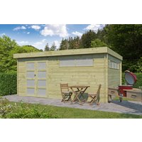26% Discount! Flachdach Gartenhaus Modell Nelo 44 E