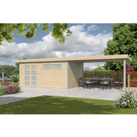 26% Discount! Gartenhaus Alu-Line Modell Kasuko-XL + 400 cm Anba