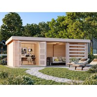 26% Discount! Fjordholz Flachdach Gartenhaus Modell Samim 28