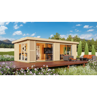 26% Discount! Fjordholz Gartenhaus Ambience 44 8x3m
