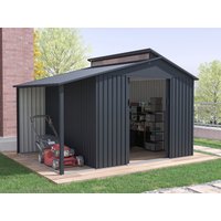26% Discount! Metall Gerätehaus Modell Viva Varianta 9,12 m² 3x3m