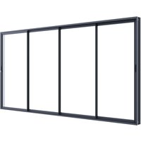 26% Discount! StarLine Aluminium Schiebetür 400 x 206 cm 4x2m