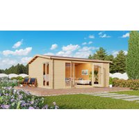 26% Discount! Fjordholz Gartenhaus Modell Davos 70 B 6x5m