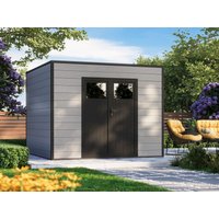 26% Discount! WPC Gartenhaus Modell Cubus 8,12 m² 3x3m
