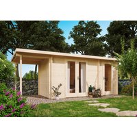 26% Discount! Fjordholz Gartenhaus Modell Carin 44 A +SD 6x3m