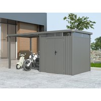 35% Discount! Metall Gerätehaus Modell Style 4,45 m² Spar-Set 1 3x2m