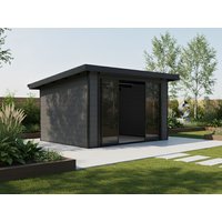 30% Discount! WPC Gartenhaus Modell Sunshine Slide 12 m² 4x3m