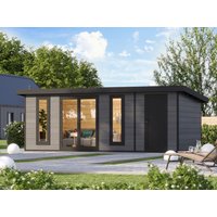 26% Discount! WPC Gartenhaus Modell Panorama 2-Raum 6x3m