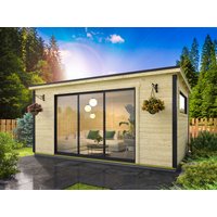 26% Discount! Fjordholz Gartenhaus Modell Poel-3