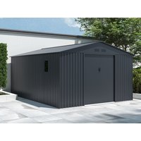 27% Discount! Metall Gerätehaus Modell München 14,39 m² 4x3m