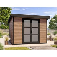 26% Discount! WPC Gartenhaus Modell FineLine 8,4 m² 3x3m