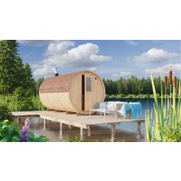 26% Discount! Fjordholz Fass-Sauna Niklas / Fichte natur / Holzo