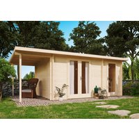 26% Discount! Fjordholz Gartenhaus Modell Carin 44 C +SD 6x3m