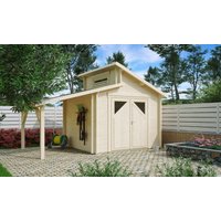 26% Discount! Fjordholz Gartenhaus Modell Varianta 44 A +SD 5x4m
