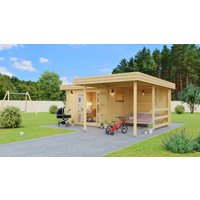 26% Discount! Fjordholz Gartenhaus Modell Roxana 44 6x5m