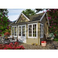 26% Discount! Fjordholz Gartenhaus Modell Teehaus Windsor 44 4x3m